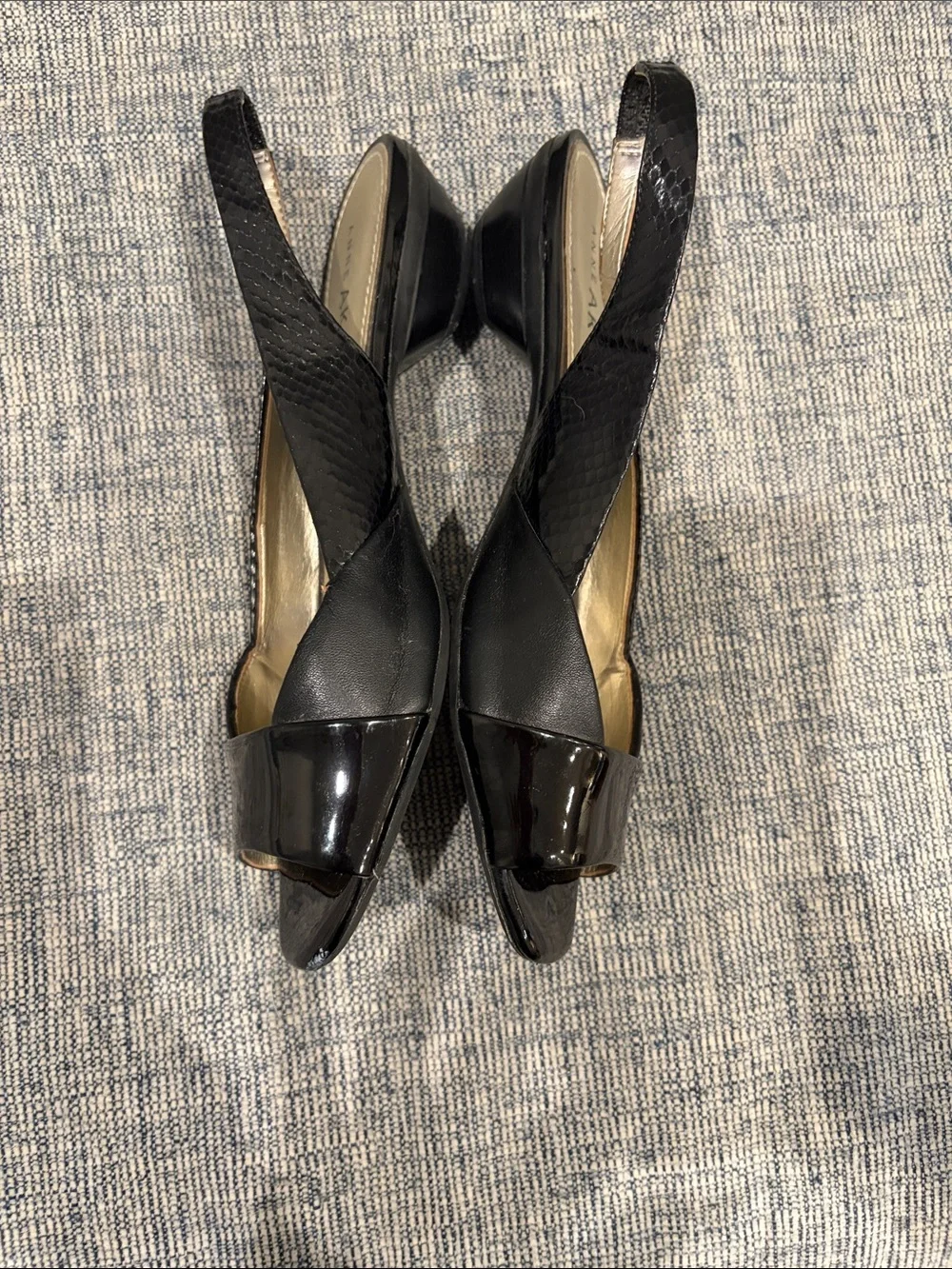 Anne Klein shiny patent